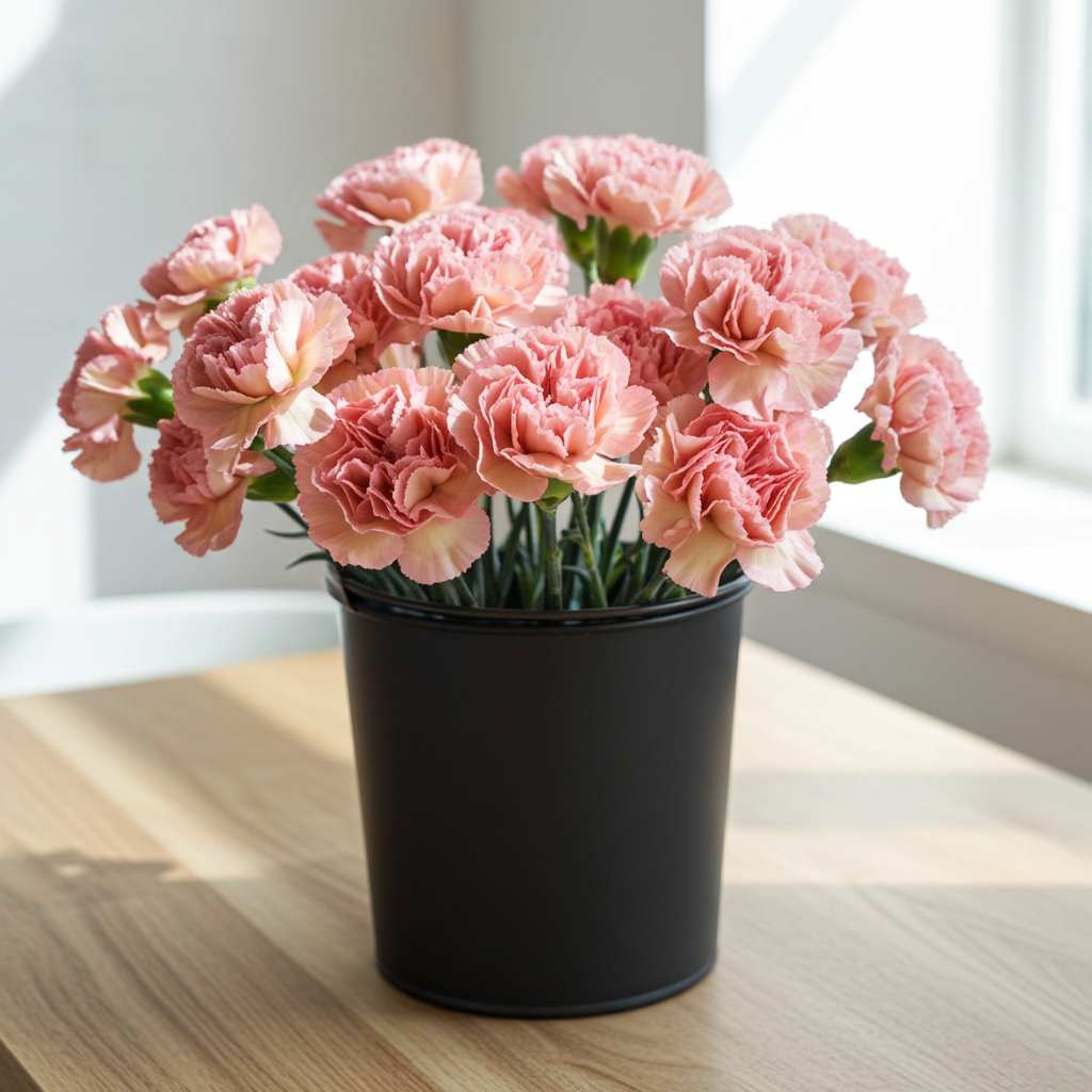 Creola Antique Pink carnation bunch – fresh pink bulk flowers