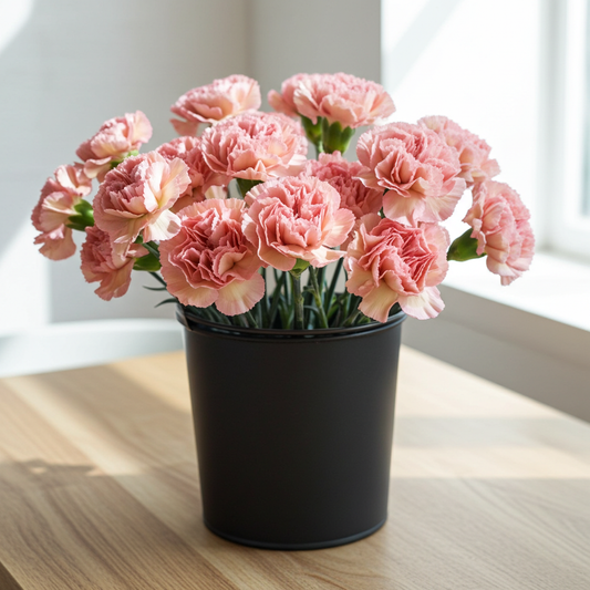 Creola Antique Pink carnation bunch – fresh pink bulk flowers